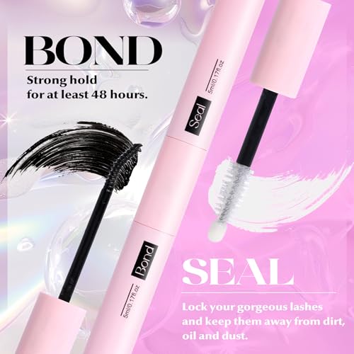 Natural Lash Clusters Kit Spiky Cluster Eyelash Extension Kit 120 Pcs CC-Curly Eyelash Clusters 10-16MM Wispy Individual Lashes Kit with Lash Bond and Seal and Eyelash Tweezers by Mavphnee