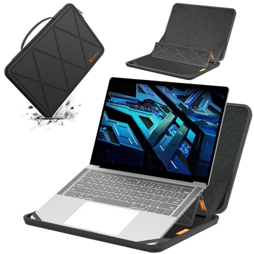 Image of Smatree MS56 Hard EVA Protective Sleeve Case with Stand Compatible for 14 inch ASUS Vivobook 14X OLED Laptop (K3405) Laptop, Acer Swift 14 AI Copilot+ PC, Acer Predator Triton 14