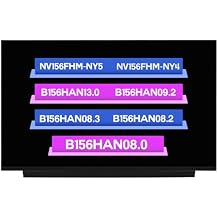 15.6" LCD Screen Replacement B156HAN09.2 NV156FHM-NY4 NV156FHM-NY5 B156HAN13.0 B156HAN08.3 B156HAN08.2 B156HAN08.0 40 Pins 144HZ FHD 1920x1080 Non-Touch 72% NTSC IPS Display Panel