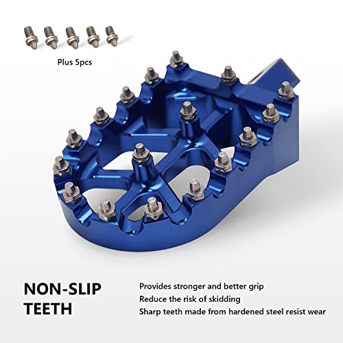 Anxin Foot Pegs Motorcycle Universal Cnc Footpeg Footrest For Crf Xr 50 70 110 M2R Sdg Dhz Kayo Pit Bike - Blue #TOP4