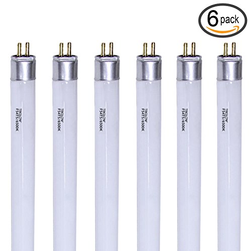 TriGlow (Pack of 6) F54T5/865/HO 54-Watt T5 High Output 6500K Daylight Bulbs