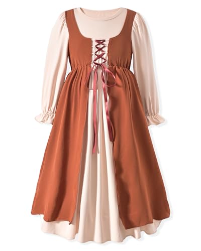 Girls Medieval Princess Dress Size 4-12