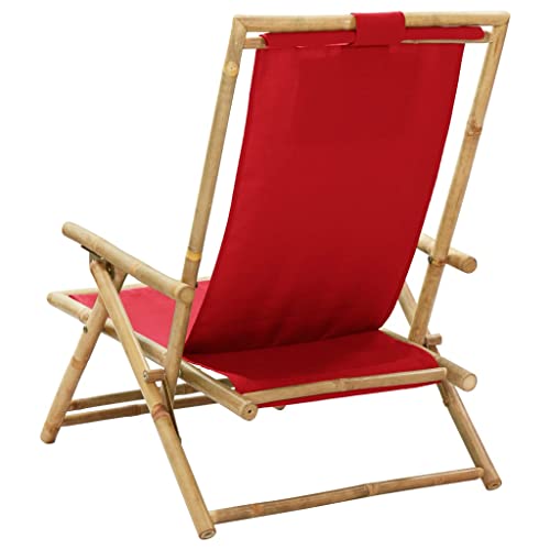 Chaise longue pliable avec dossier réglable multiposition