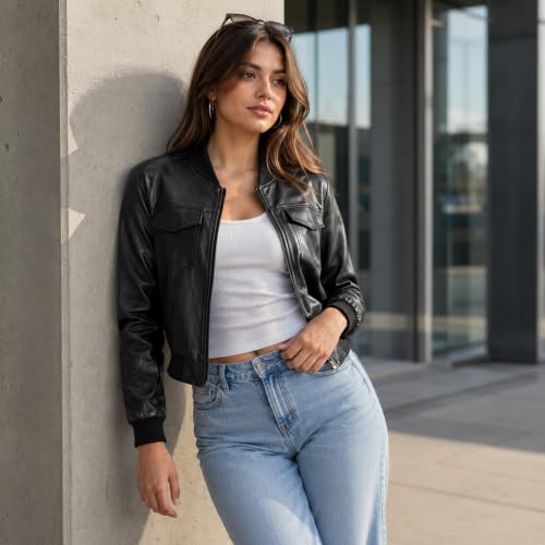 DESIGNALLY black faux leather jacket – image 4