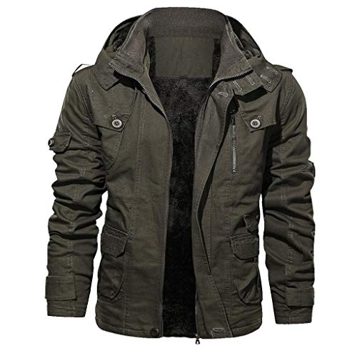❤️Felpe Uomo Con Cappuccio cappotti uomo inverno sportivi cappotti da uomo sono una buona scelta nel freddo freddo, e sono adatti per abbigliamento casual, quotidiano, da ufficio, da esterno, ecc.Questa giacca è spessa per il freddo inverno, ed è anche perfetta per gli amanti dello sport all'aria aperta, dello sci / guida su neve, escursioni, viaggi, escursioni, campeggio e una spedizione.