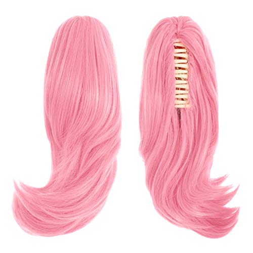 Mapofbeauty 35 Cm Lolita Sweet And Lovely Straight Anime Cosplay Wig (Pink) #TOP4