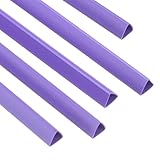 PATIKIL 50Pcs Binding Bars, 10mm Binding Bars Slide Grip 70 Sheets Capacity A4 Size Report Binder Presentation Binder for Report Cover Resume, Purple