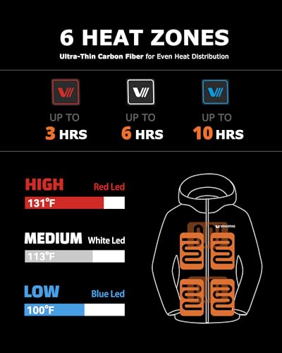 Stay Toasty and Chic: Venustas Women's Quilted Heated Jacket in Black, Medium Size - Image 2