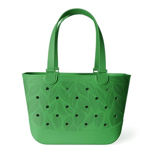 Simple Modern Waterproof Rubber Beach Bag | Large | Green Leaf by Simple Modern - Used condition - CA$85.61