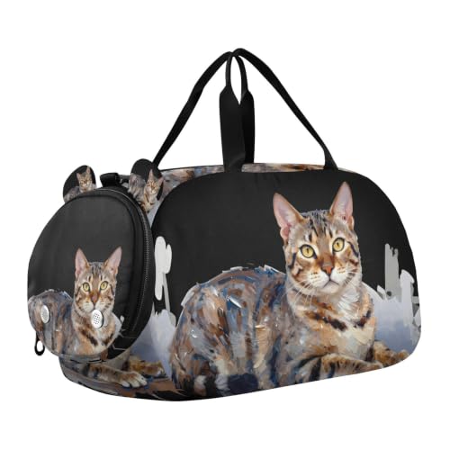 Bolsas de gimnasio adorables con compartimento para zapatos y gran capacidad para tus viajes