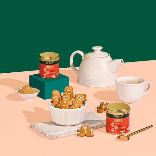 image for VAHDAM, Organic Ginger Powder (2.47oz) 100% Raw Ground Ginger Root Pow