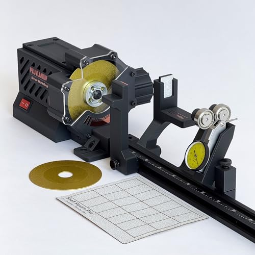 DIY Arrow Saw – Carbon Arrow Shafts Saw Cutter Kit with Dial Indicator, Spinner Function, Spine Checking, Square Tool & Vacuum Attachment for Archery