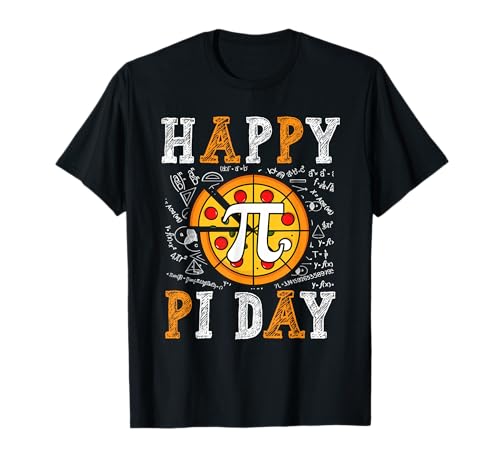 Happy Pi Day Pizza 3.14 Math Nerd Men Women Kids Teachers T-Shirt