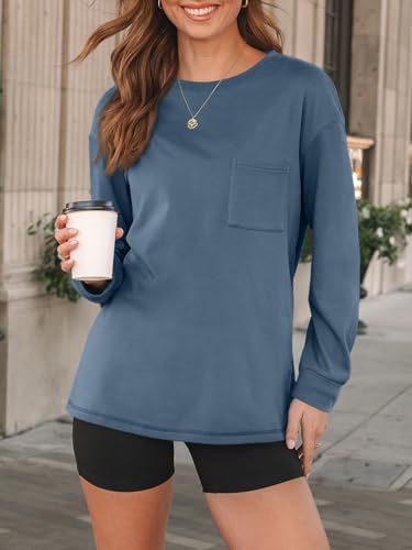 Image of AUTOMET Womens Long Sleeve T Shirts Crewneck Sweatshirts