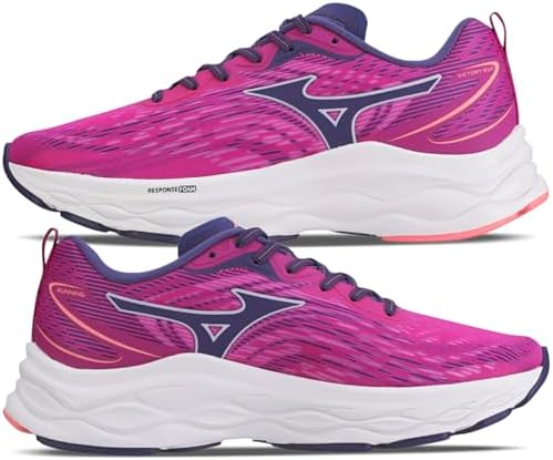 gardenpink① Tenis de Corrida Mizuno Victory RSP Unissex Original (Cereja, BR