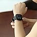 Fitbit Versa 3 screen protector with 1 protector case, AISITIN Soft Protective Plated case(Plated Black), Anti-Scratch Tempered Glass Screen Protector for Fitbit Versa Smartwatch