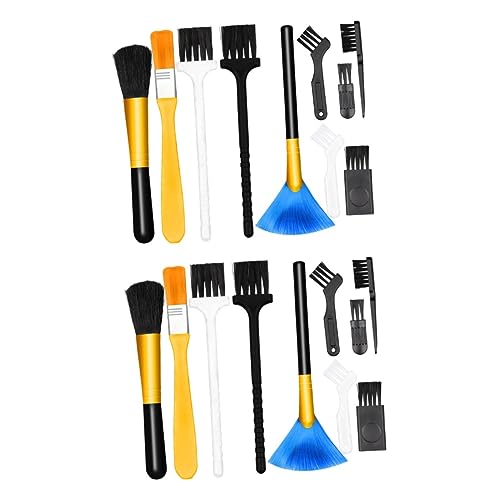 UKCOCO - UKCOCO 2 Ensembles Brosse De Nettoyage Pour Ordinateur Nettoyant Brosse Clavier Brosses De Laboratoire Antistatiques Brosse De Nettoyage Esd Pp Brosse à Chaussures Ordinateur Portable
