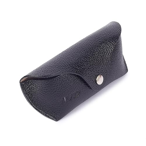 Image of Unisex Lightweight Specs Snap Button Eyewear Dabbi Leather Soft Case Cover