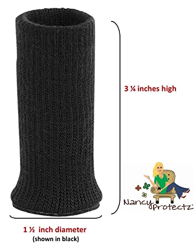 Felt Bottom Nancyprotectz Furniture Leg Floor Protectors (Caramel Brown, Small) #TOP7