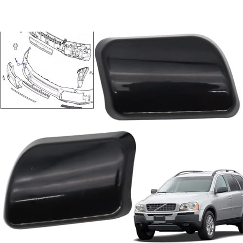 Couvercle capuchon de jet lave-phare auto pour Volvo XC90 ABS - 2