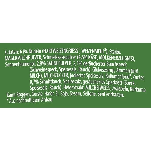 Knorr Pasta Snack Pot Käse & Sahne leckere Instant Nudeln fertig in nur 5 Minuten 8x 63g