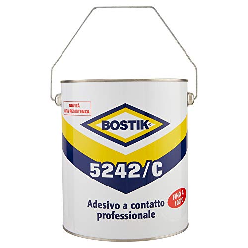BOSTIK 5242/C adesivo a contatto professionale, resistente fino a +125°C 3750ml Giallo