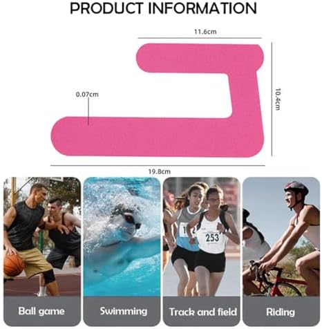 Precut Kinesiology Tape for Thumb & Wrist, 20 Pcs Waterproof Breathable Thumb Pain Relief Athletic Tapes, Hypoallergenic Sports Joints Muscle Support Tapes for Carpal Tunnel, Arthritis, Tendonitis - 1