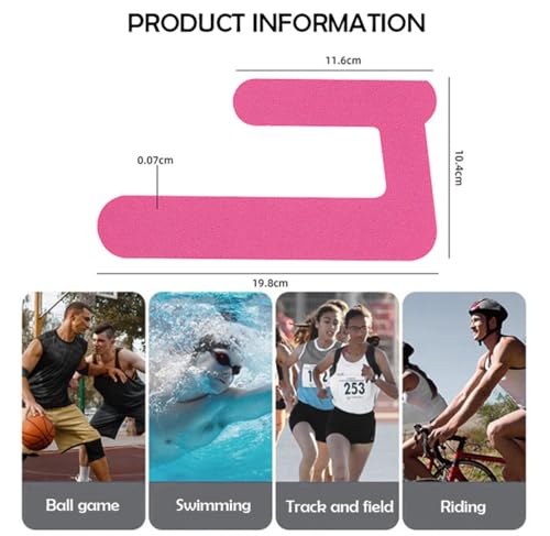 Precut Kinesiology Tape for Thumb & Wrist, 20 Pcs Waterproof Breathable Thumb Pain Relief Athletic Tapes, Hypoallergenic Sports Joints Muscle Support Tapes for Carpal Tunnel, Arthritis, Tendonitis