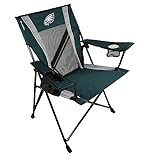Kijaro Sports Fan Folding Chair, 26' L x 35.5' W x 37' H, Philadelphia Eagles