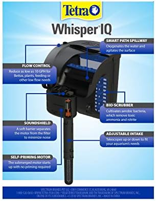 Tetra Whisper IQ Power Filter 20 Gallons — alternate color or size variant on Amazon