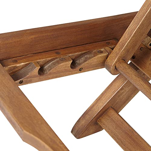 Teal Island Designs Gambo Natural Wood Adjustable Outdoor Lounger Chairs Set Of 2 #TOP4