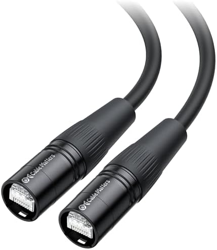 Cable Matters Shielded Cat6 Ethernet Cable for EtherCON RJ45, 20ft