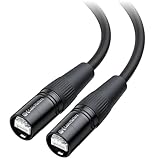 Cable Matters Shielded Cat6 Ethernet Cable Compatible with EtherCON RJ45 Connectors in Black - 30 ft for Professional Audio, Video, and Networking Applications
