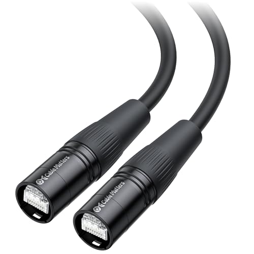 Cable Matters Shielded Cat6 Ethernet Cable Compatible with EtherCON RJ45 Connectors in Black - 50 ft for Professional Audio, Video, and Networking Applications by Cable Matters - Used condition - US$42.74