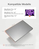 Inateck Laptop-Hülle, Kompatibel mit MacBook Air M1/M2/M3/M4/M5 2018-2026 – Ansicht 3