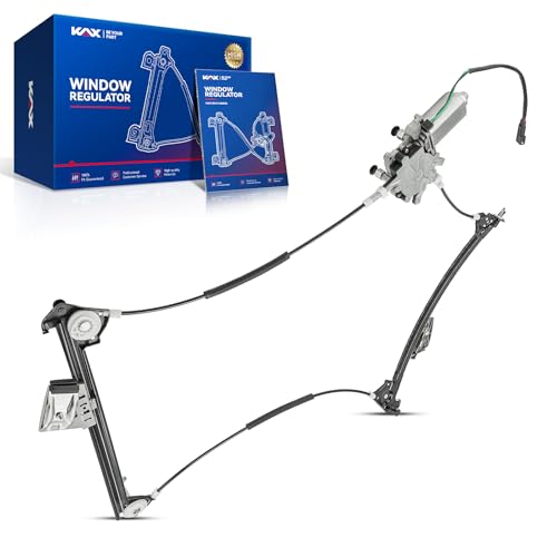 Image of KAX Front Right Power Window Regulator w /Motor Fit for Corvette 1997-2004 | Front Right Passenger Side 748-473 Power Window Lifter Replaces 10338753,15781690,10344132,10338549