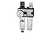 Produktbild RIEGLER 100567-CL 12 K-HA Wartungseinheit 2-tlg. »multifix«, mit PC-Behälter, BG 1, G 3/8, 1Stk