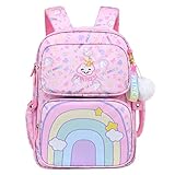 IMPERMEABLE Y DURADERO: esta delicada mochila para niñas está hecha de tela de nylon de alta densidad, que es duradera e impermeable.