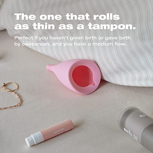 Intimina Lily Cup Size A - Ultra-Soft Menstrual Cup, Reusable Period Protection, Thin Menstrual Cup For Up To 8 Hours, Medical-Grade Silicone Women’s Period Care #TOP1