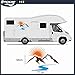 Decacolmania Adesivi camper - Fantasia paesaggio Montagne Tramonto - adesivi camper KIT completo in VINILE adesivo