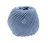 lana grossa pulli mit stern 70% Baumwolle, 30 % Polyacryl Lana Grossa - Soft Cotton Big - Fb. 17 stahlblau 50 g