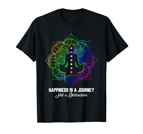 Happiness Is A Journey Yoga Lover T-Shirt