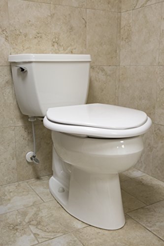 Big John Products 2445646-1W Closed Front With Cover Oversize Toilet Seat, White #TOP4