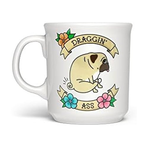Genuine Fred SAY ANYTHING MUG, DRAGGIN, 16 Ounce Ceramic Mug,