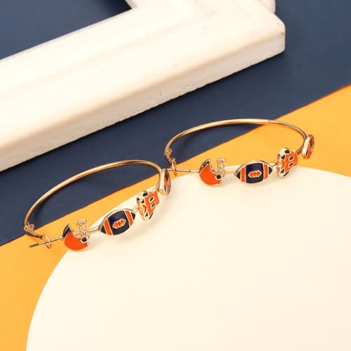 Boderier Game Day Earrings for Women Football Helmet Jersey Hoop Earrings Game Day Team Pride Sports Earrings Accessories Gifts4