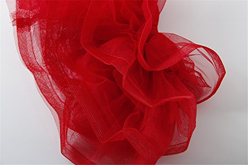 Mud Kingdom Little Girls' Cartoon Cute Set T-Shirt And Tutu Skirt Outfit 4T Red #TOP7