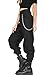 Produktbild YACUN Damen Cargo Hosen Hip Hop Jogger Street Hose mit Kette Pants Jogginghose schwarz S
