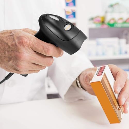 Leitor Código De Barras Com fio Flash CCD Usb Laser 1d UPC/EAN NF Bi-direcional Goldensky