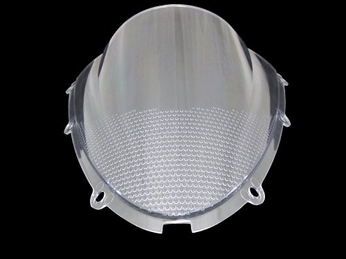 2005-2008 05-08 2005 2006 2007 2008 Kawasaki ZX6R ZX6 636 Double Bubble Clear Windscreen (Injection Molding with Polycarbonate)