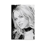 XuXueCC Poster sur toile Naomi Watts noir et blanc - Dcoration murale moderne pour chambre  coucher - Sans cadre - 20 x 30 cm